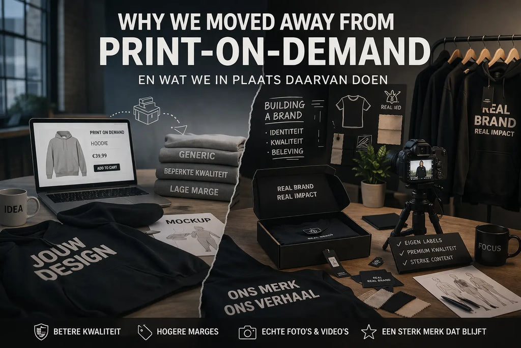 Waarom we nooit begonnen zijn aan print on demand brand (POD) Loay Brand