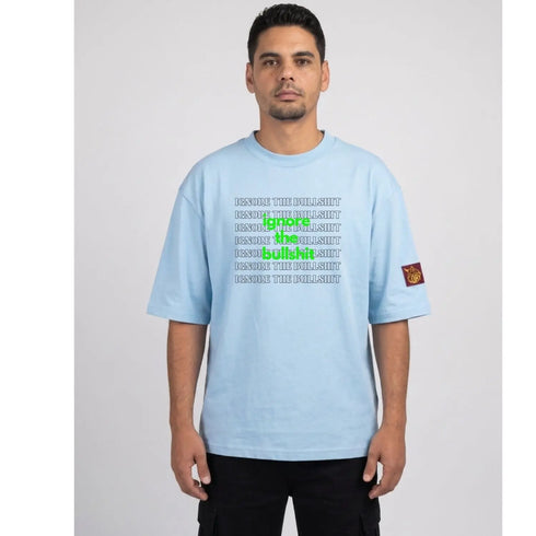 Ignore the Bullshit Oversized Boxy T-Shirt | Heavyweight 240 GSM Streetwear Loay Brand