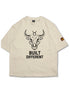 Built Different bull Tee | Premium Oversized Boxy Celestial T-Shirt Loay Brand