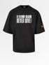 No pain no gain - Neve give up oversized boxy tee 240 g