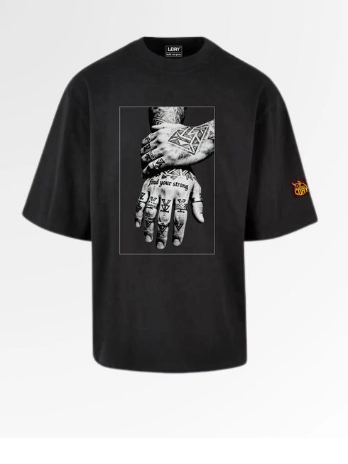 Find Your Strong Oversized Boxy T-Shirt | Premium Heavyweight 240 GSM Loay Brand