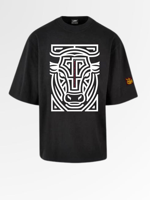 Don't Let the Hard Days Win - geborduurd - Oversized Boxy T-Shirt | Premium Heavyweight 240 GSM