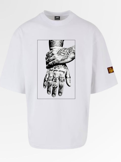 Find Your Strong Oversized Boxy T-Shirt | Premium Heavyweight 240 GSM Loay Brand