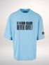 No pain no gain - Neve give up oversized boxy tee 240 g