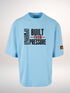 Built From Pressure Oversized T-Shirt geborduurd tekst | 240 GSM Premium Katoen Loay Brand