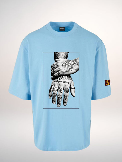 Find Your Strong Oversized Boxy T-Shirt | Premium Heavyweight 240 GSM Loay Brand