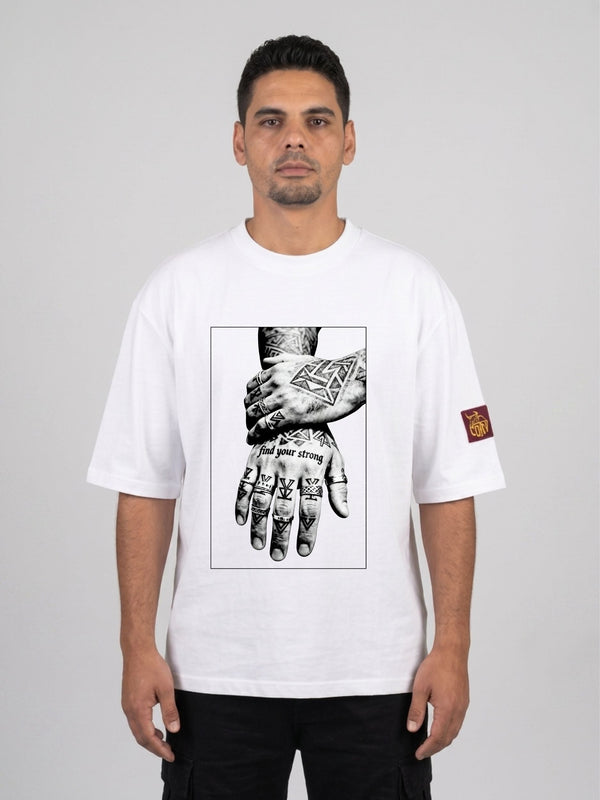 Find Your Strong Oversized Boxy T-Shirt | Premium Heavyweight 240 GSM Loay Brand