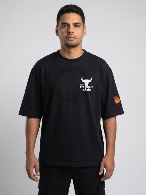 I Don't Fit Your Code Oversized Boxy T-Shirt | Premium Heavyweight 240 GSM