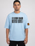 No pain no gain - Neve give up oversized boxy tee 240 g