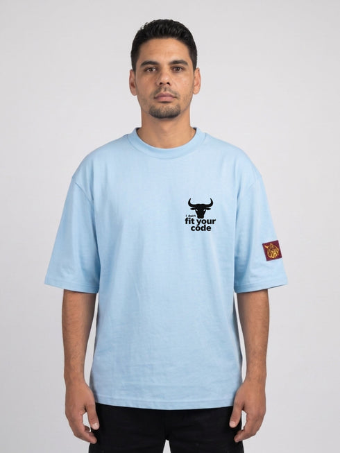 I Don't Fit Your Code Oversized Boxy T-Shirt | Premium Heavyweight 240 GSM