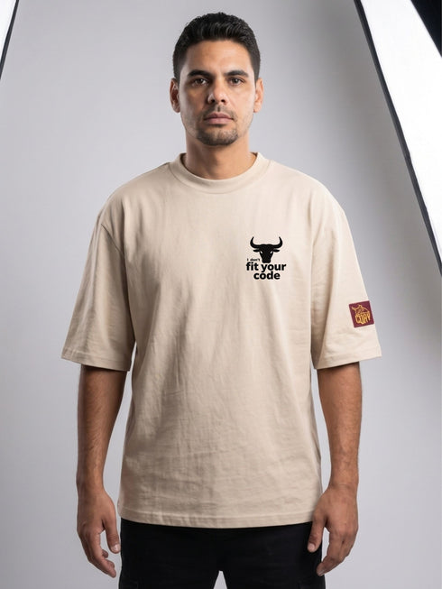 I Don't Fit Your Code Oversized Boxy T-Shirt | Premium Heavyweight 240 GSM