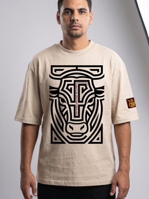 Don't Let the Hard Days Win - geborduurd - Oversized Boxy T-Shirt | Premium Heavyweight 240 GSM