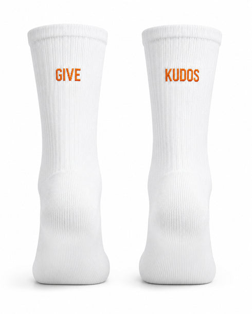 Swirly sox | GIVE KUDOS | White sokken