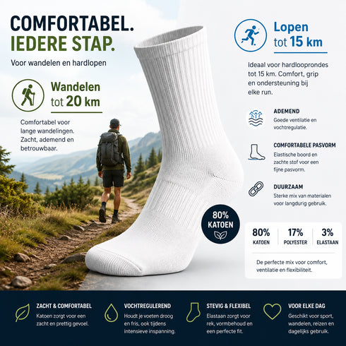 Swirly sox | GIVE KUDOS | White sokken Loay Brand