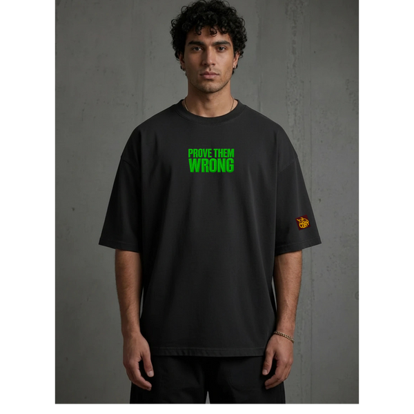 Prove Them Wrong / find your strong geborduurd t-shirt Loay Brand