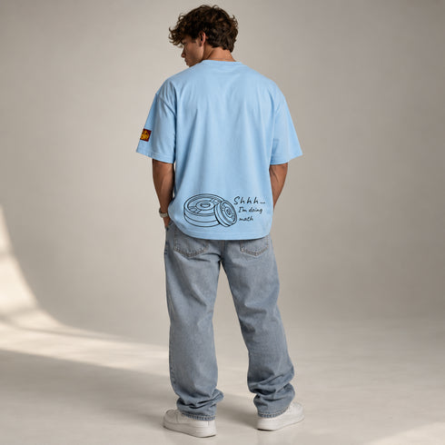 “Shhh… I’m Doing Math” Oversized gym fitness T-Shirt Loay Brand